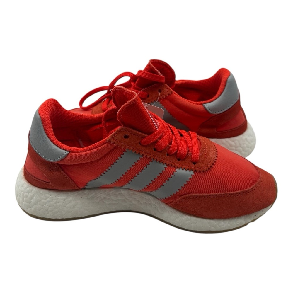 Adidas‎ Iniki Runner Boost Running Shoes Womens Sz 9 Orange Sneakers BA9998 - Picture 7 of 11